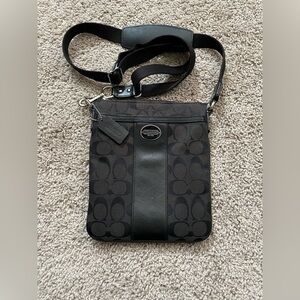 Coach Black Messenger Bag